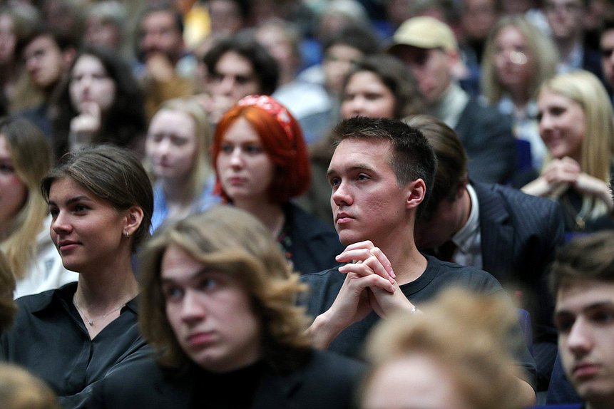 Председатель Государственной Думы Вячеслав Володин посетил Всероссийский государственный институт кинематографии имени С.А. Герасимова (ВГИК)