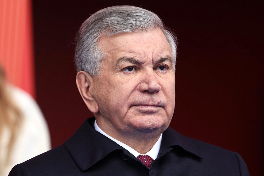 Президент Республики Узбекистан Шавкат Мирзиёев. Фото: пресс-служба Президента РФ