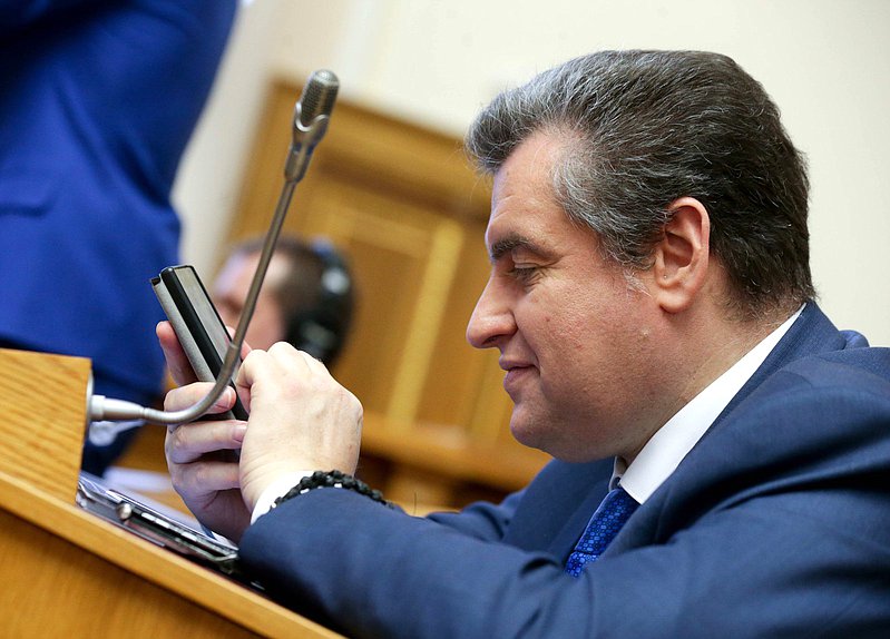 Председатель Комитета по международным делам Леонид Слуцкий