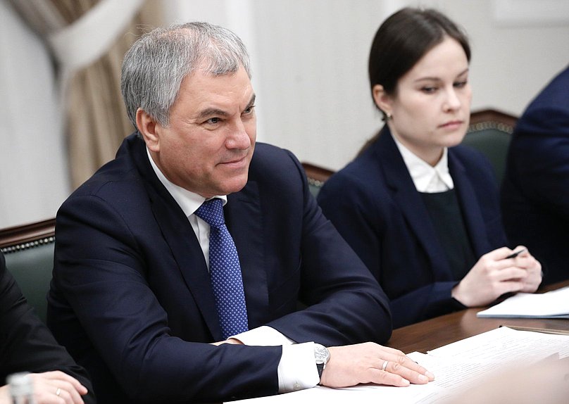 Chairman of the State Duma Vyacheslav Volodin