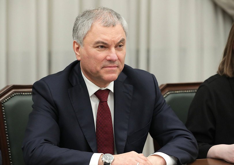 Chairman of the State Duma Vyacheslav Volodin