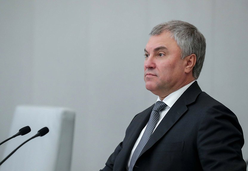 Председатель Государственной Думы Вячеслав Володин