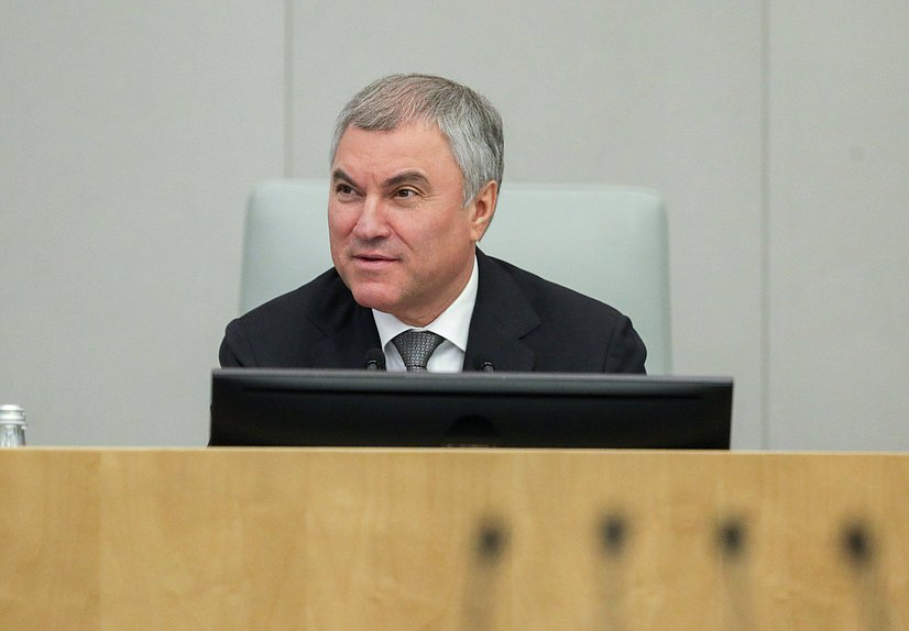 Председатель Государственной Думы Вячеслав Володин