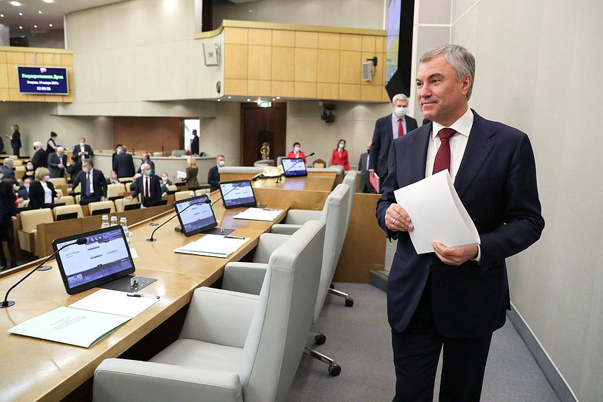Председатель Государственной Думы Вячеслав Володин
