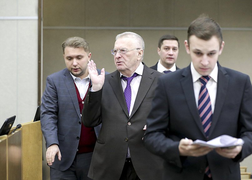 Руководитель фракции ЛДПР Владимир Жириновский