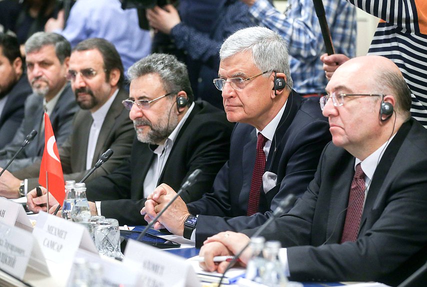 First joint meeting of international affairs committees of the chambers of the Federal Assembly of the Russian Federation, the parliaments of the Turkish Republic and the Islamic Republic of Iran