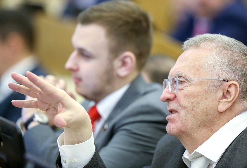 Руководитель фракции ЛДПР Владимир Жириновский