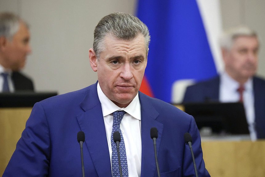 Руководитель фракции ЛДПР Леонид Слуцкий