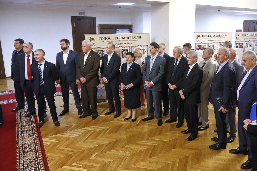 Открытие выставки «Голос русской земли» (к 110-летию со дня рождения М.Н.Мордасовой)