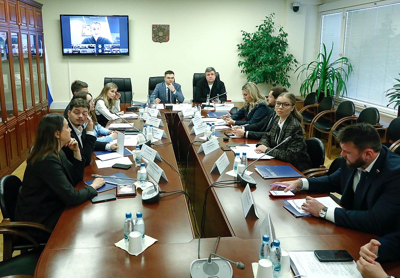 Заседание Молодежного парламента при Государственной Думе