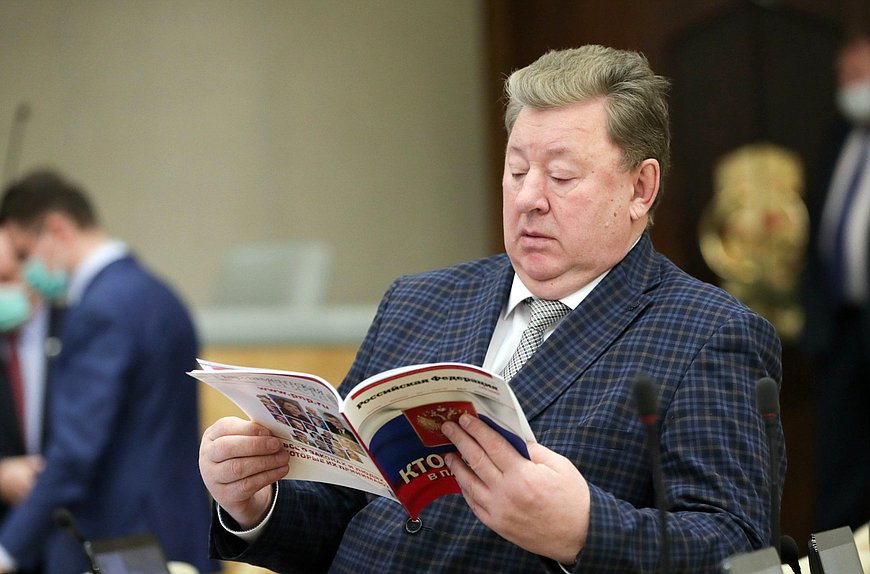 Председатель Комитета по аграрным вопросам Владимир Кашин