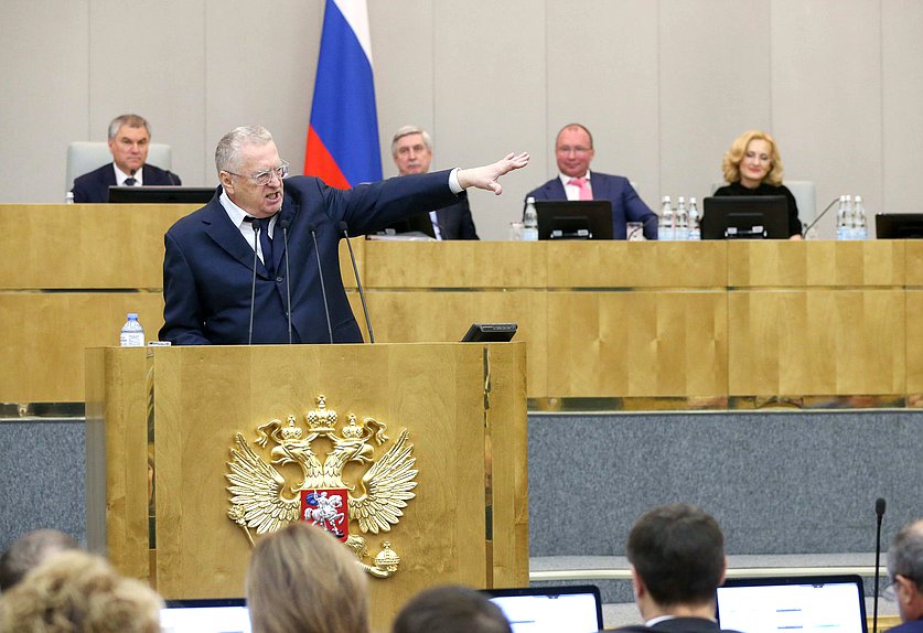 Руководитель фракции ЛДПР Владимир Жириновский