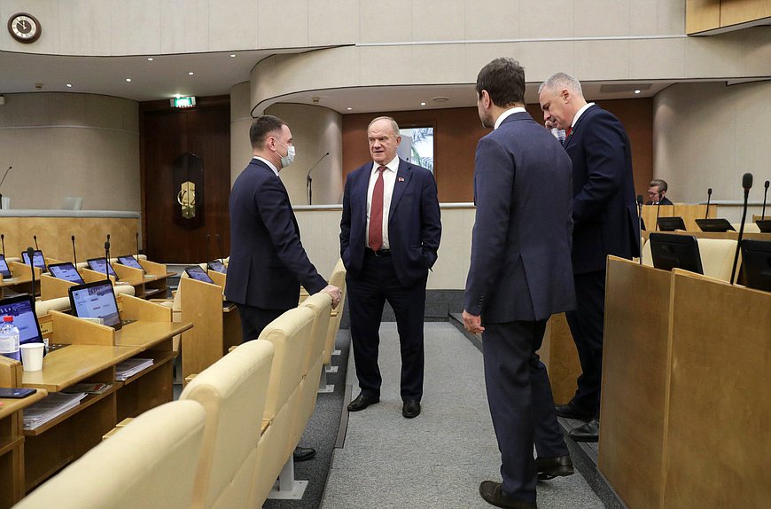 Руководитель фракции КПРФ Геннадий Зюганов