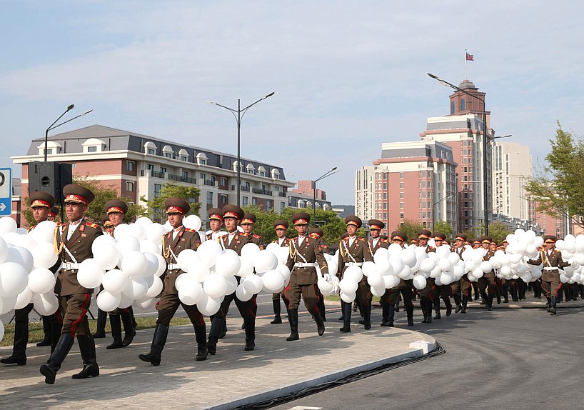 Церемония открытия Мемориального комплекса и Музея боевых подвигов героев зарубежной военной операции