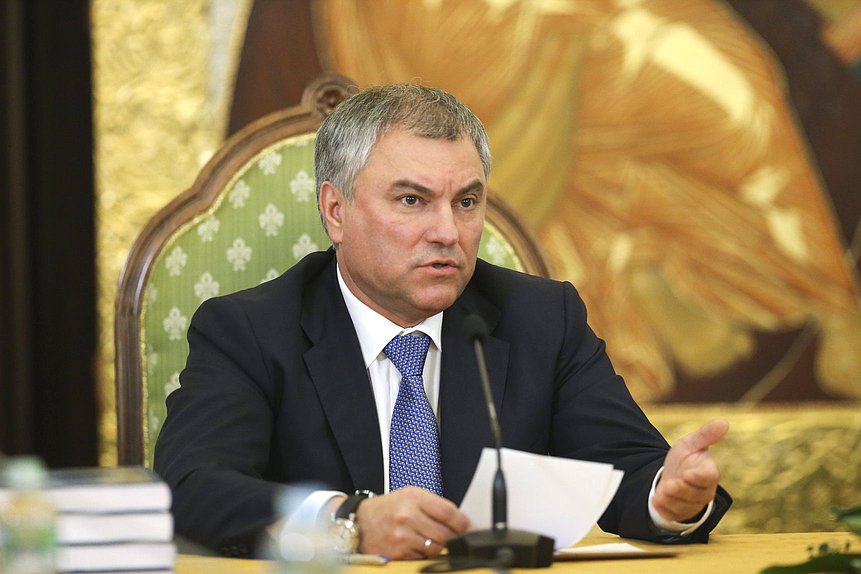 Председатель Государственной Думы Вячеслав Володин