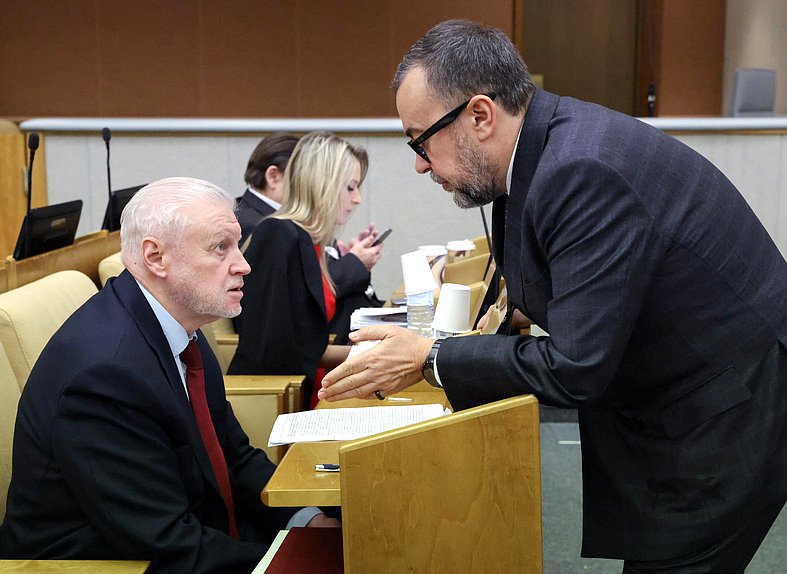 Руководитель фракции "Справедливая Россия" Сергей Миронов