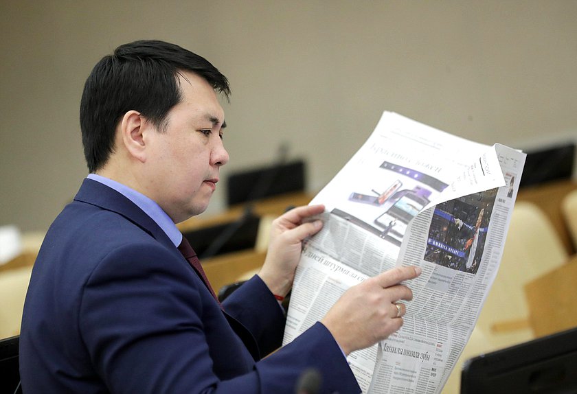 Член Комитета по бюджету и налогам Мерген Ооржак