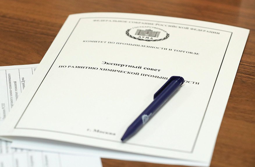 Заседание экспертного совета по развитию химической промышленности при Комитете по промышленности и торговле