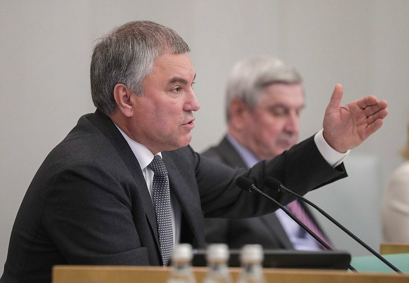 Председатель Государственной Думы Вячеслав Володин
