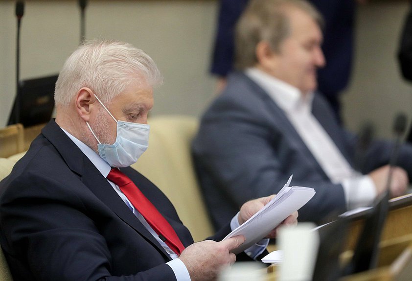 Руководитель фракции «Справедливая Россия» Сергей Миронов