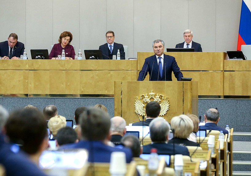 Председатель Государственной Думы Вячеслав Володин