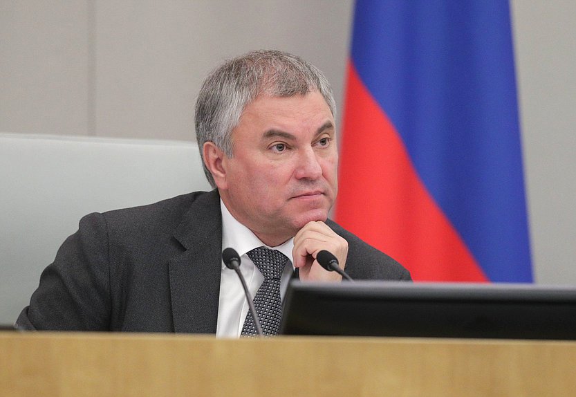 Председатель Государственной Думы Вячеслав Володин