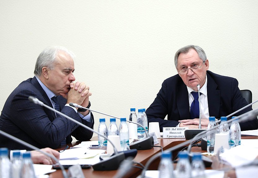 Первый заместитель Председателя Комитета по энергетике Павел Завальный и Председатель Комитета Николай Шульгинов