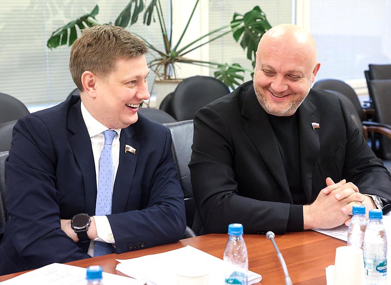 Заместитель Председателя Комитета по энергетике Владимир Плякин и член Комитета Муслим Татриев