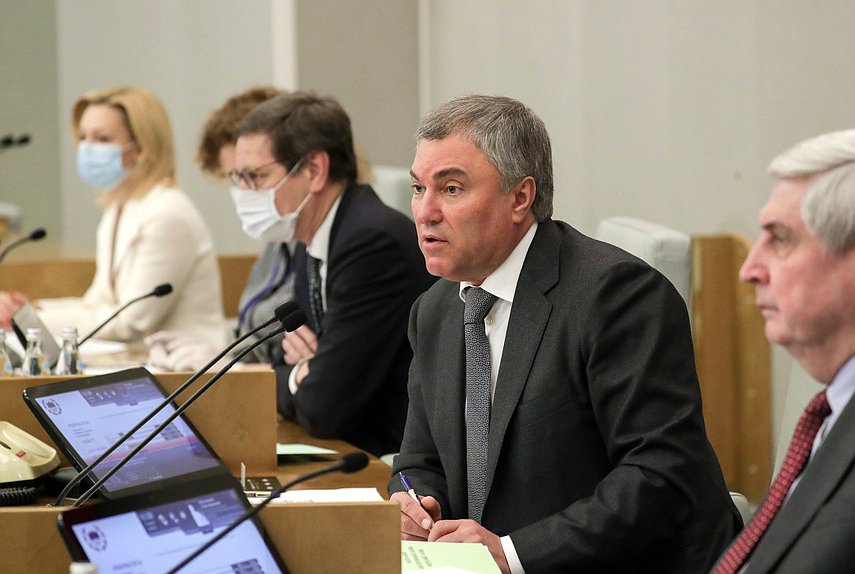 Председатель Государственной Думы Вячеслав Володин