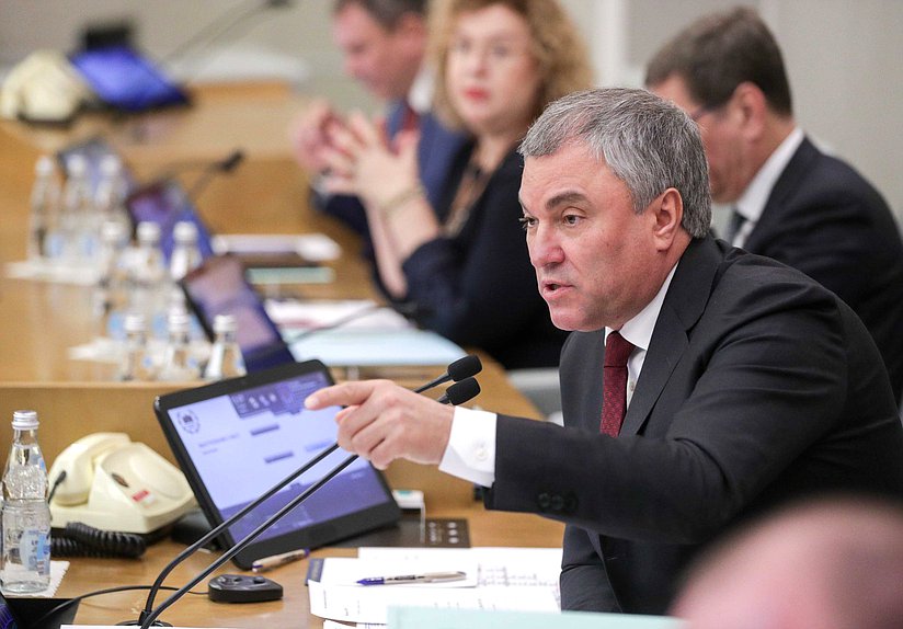 Председатель Государственной Думы Вячеслав Володин