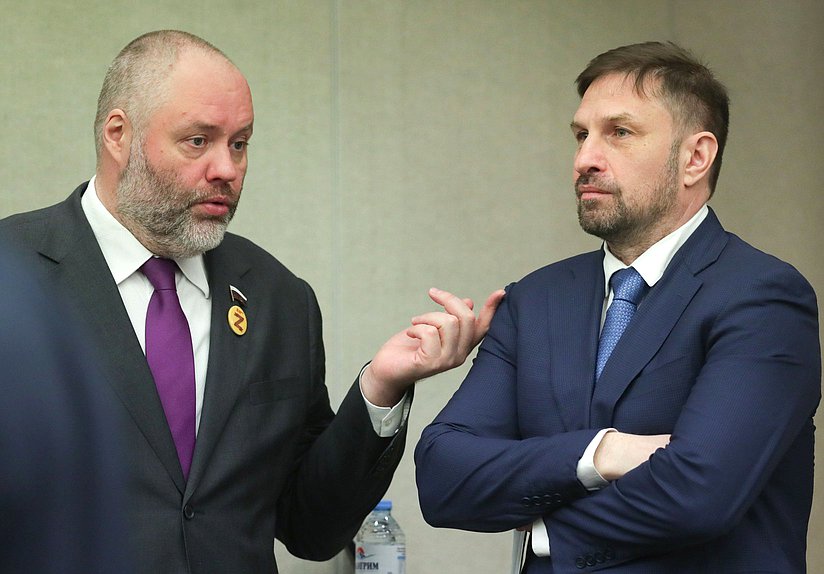 Член Комитета по развитию Дальнего Востока и Арктики Николай Новичков и член Комитета по культуре Дмитрий Кузнецов