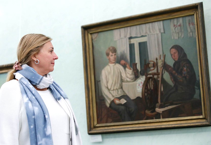 Открытие выставки «Есенин. Бесконечная легенда», приуроченной к 125-летию со дня рождения Сергея Есенина