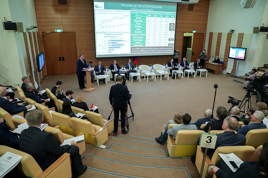 Парламентские слушания на тему «Законодательное обеспечение эффективного развития АПК и производства улучшенной и органической сельскохозяйственной продукции»