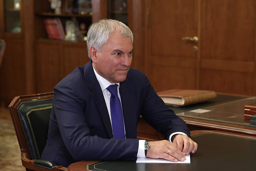 Председатель Государственной Думы Вячеслав Володин