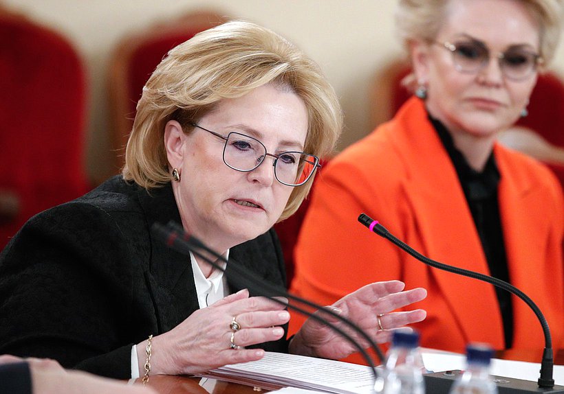 Руководитель Федерального медико-биологического агентства России (ФМБА) Вероника Скворцова