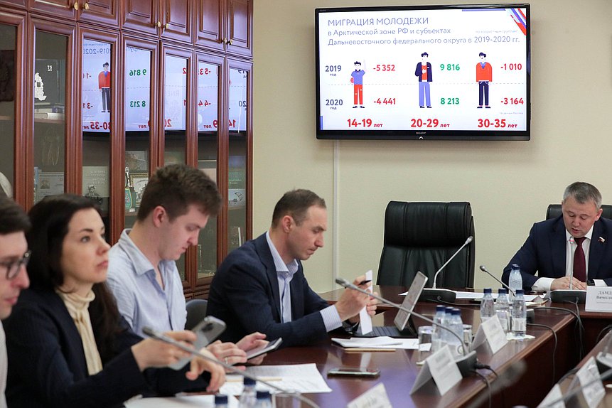 Круглый стол на тему «О проблемах оттока молодежи и о мерах поддержки молодых специалистов в регионах ДФО и Арктической зоны»