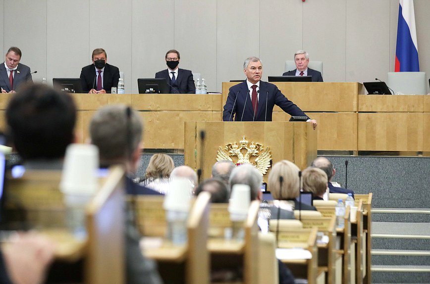 Председатель Государственной Думы Вячеслав Володин