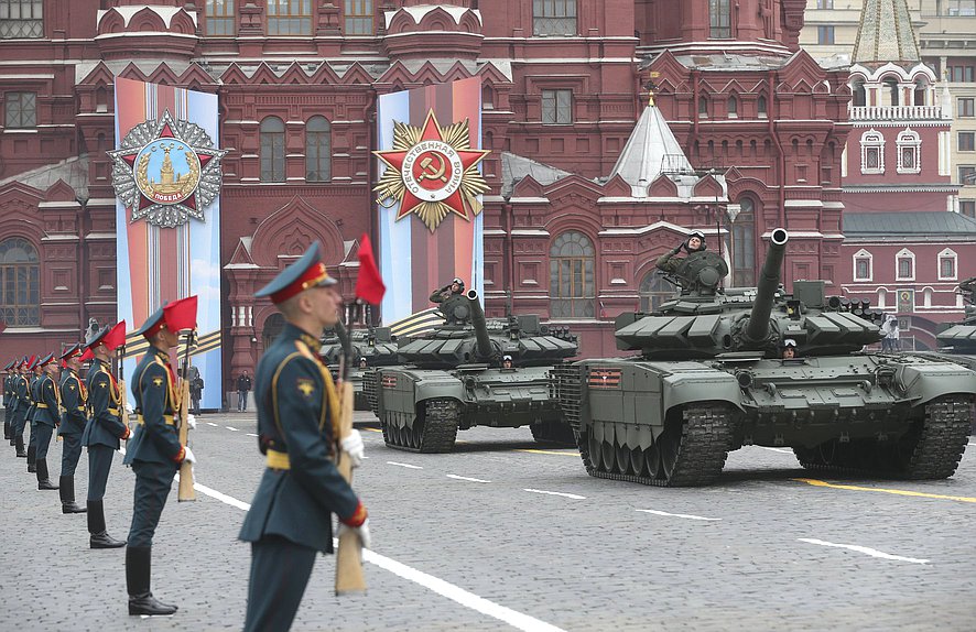 Парад в честь 74-й годовщины Победы в Великой Отечественной войне