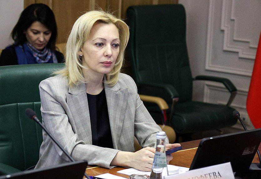 Chairwoman of the Committee on Development of Civil Society, Issues of Public Associations and Religious Organizations Olga Timofeyeva