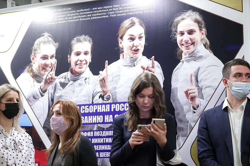 Открытие выставки «Олимпийские победы Токио-2020»