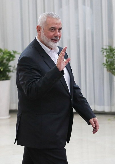 Chairman of the Hamas Political Bureau Ismail Haniyeh