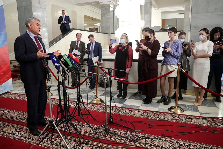 Председатель Государственной Думы Вячеслав Володин