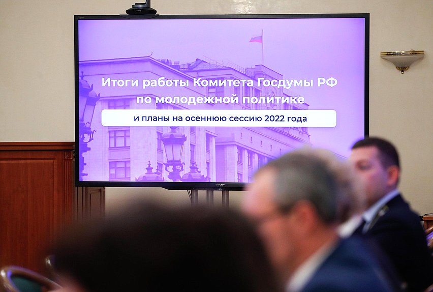 Заседание экспертного совета Комитета по молодежной политике