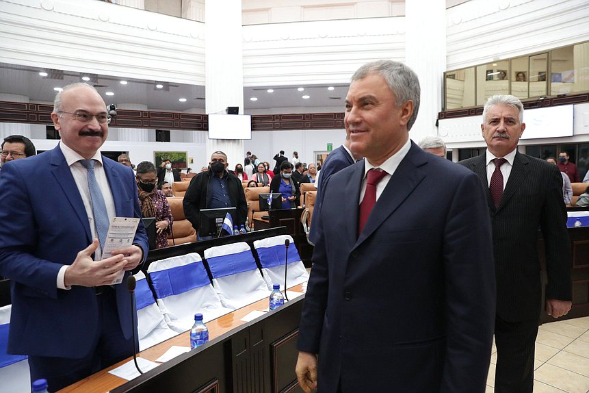 El Jefe de la Duma Estatal Vyacheslav Volodin