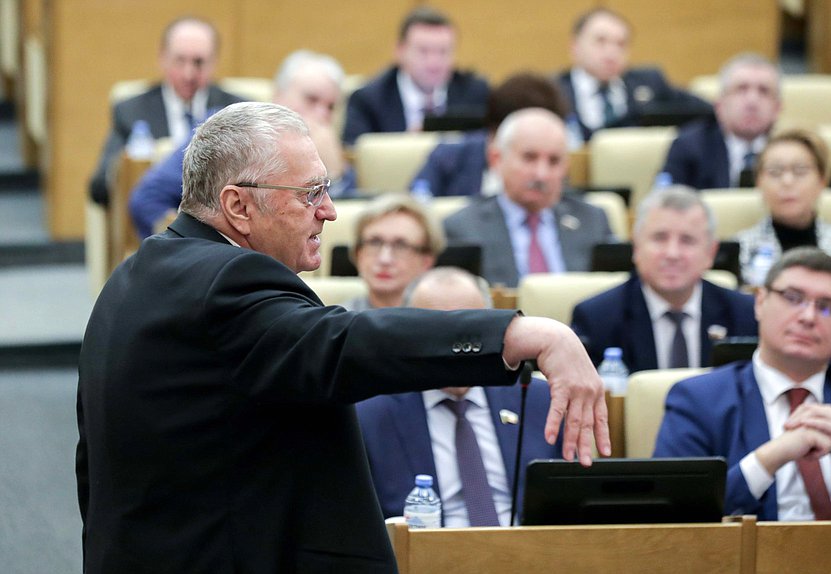 Руководитель фракции ЛДПР Владимир Жириновский