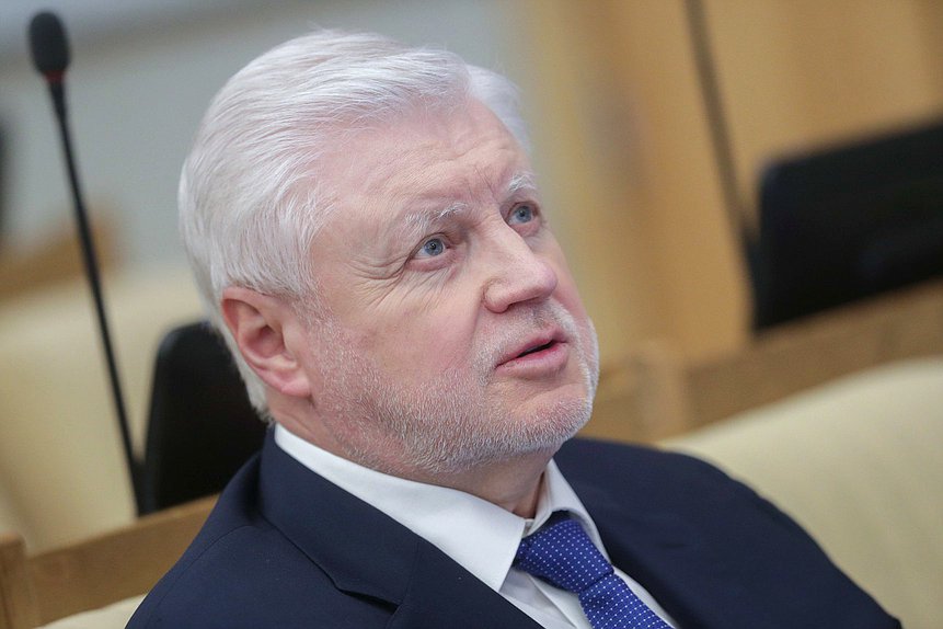 Руководитель фракции «Справедливая Россия» Сергей Миронов