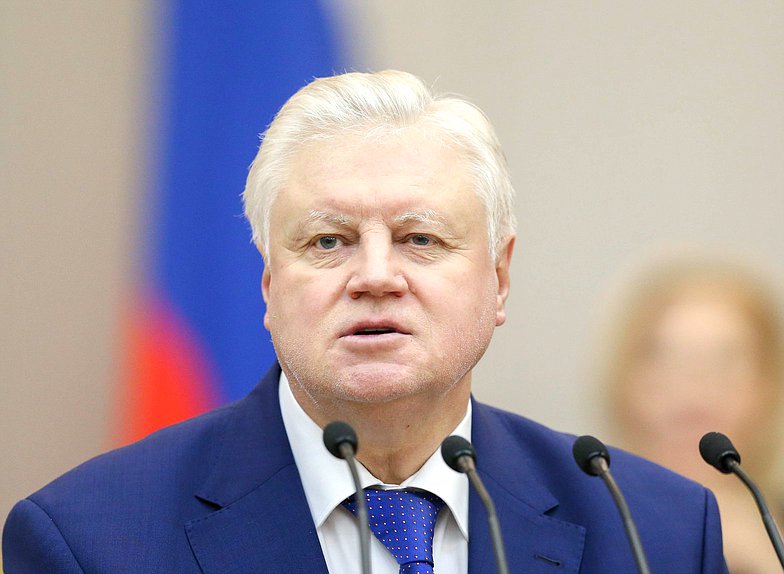 Руководитель фракции «Справедливая Россия» Сергей Миронов