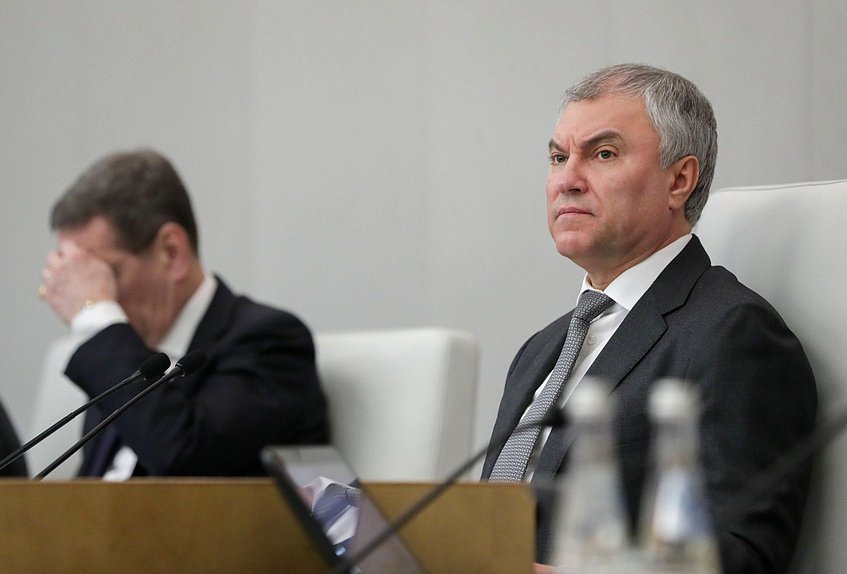 Председатель Государственной Думы Вячеслав Володин