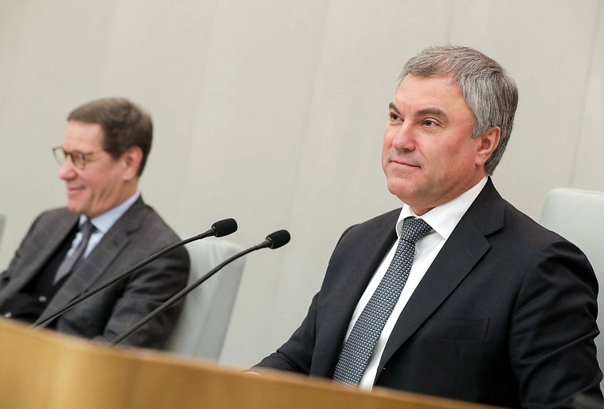 Председатель Государственной Думы Вячеслав Володин