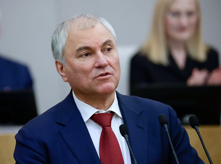 Председатель Государственной Думы Вячеслав Володин